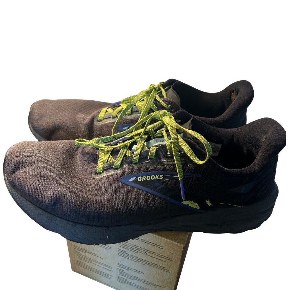 Size 13 - Brooks Launch 10 Mens running shoes Black/Liberty/Ebony